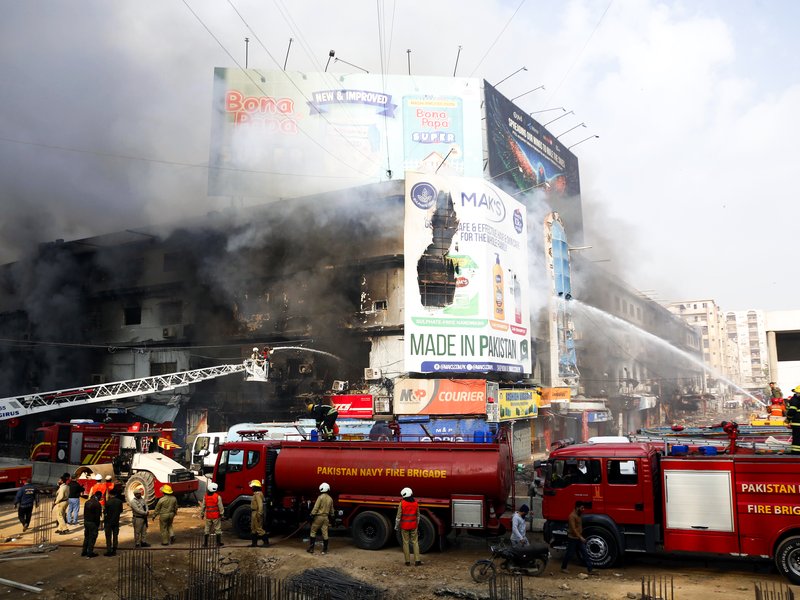 Pakistan: Most of capital Islamabad's buildings do not have fire safety certifications (File image)