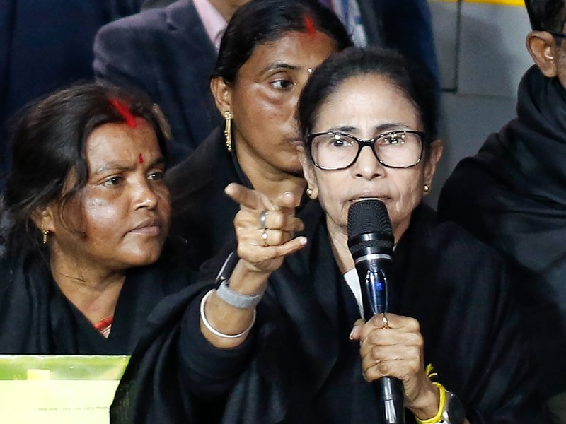 Mamata tries to paint a narrative in Delhi trip, BJP terms it as 'drama'