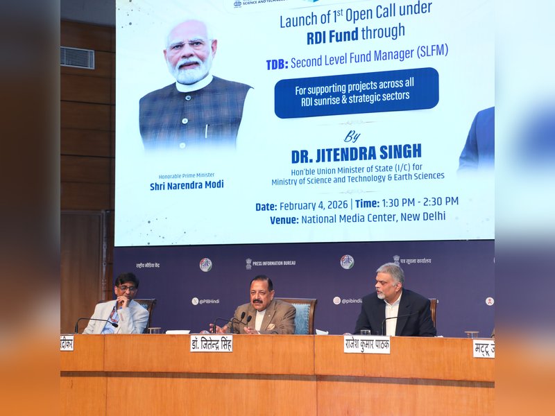 Jitendra Singh unveils 1st open call under RDI Fund for high-risk tech commercialisation 