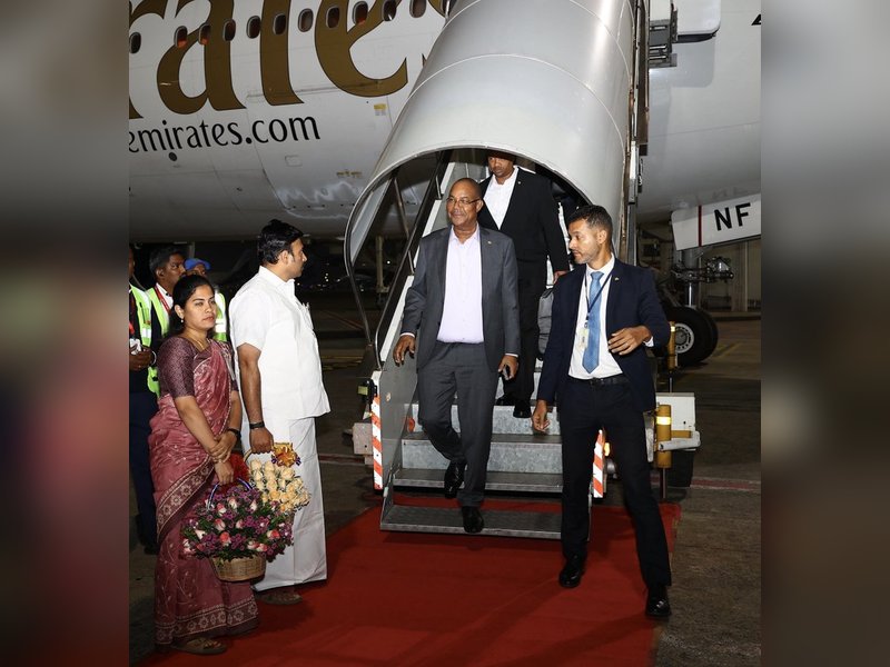 Seychelles Prez Herminie arrives in Delhi for five-day State Visit