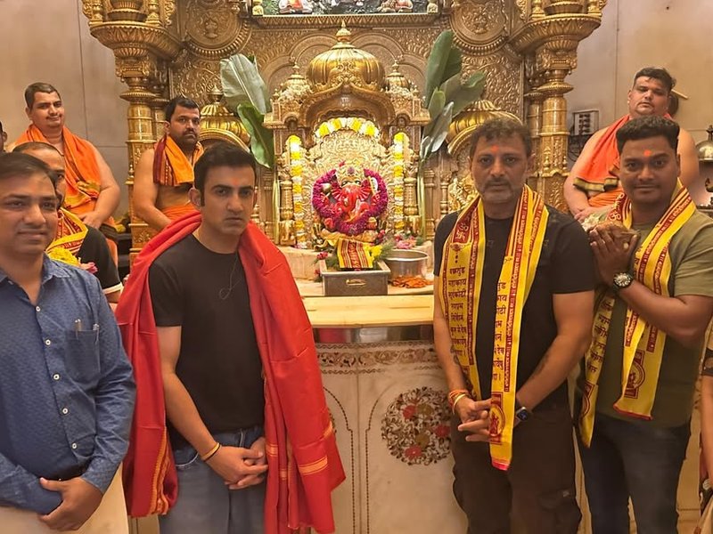 Gautam Gambhir seeks blessings at Siddhi Vinayak temple ahead of India’s T20 WC opener