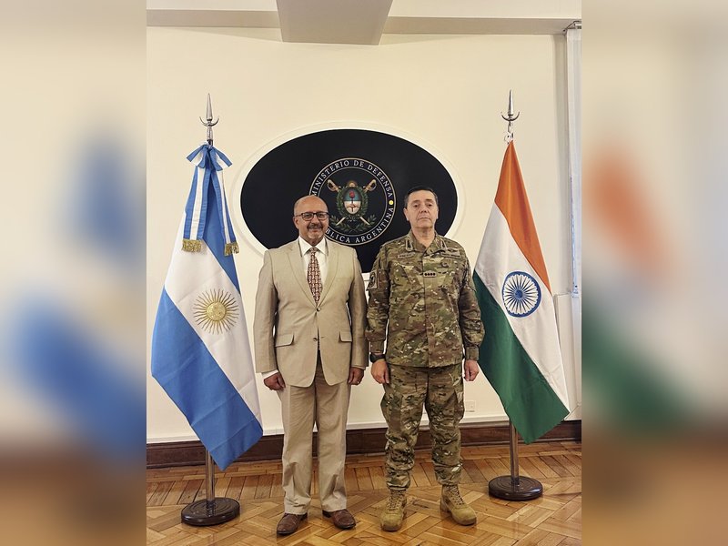 India and Argentina discuss defence ties, arrival of IASV Triveni in Buenos Aires