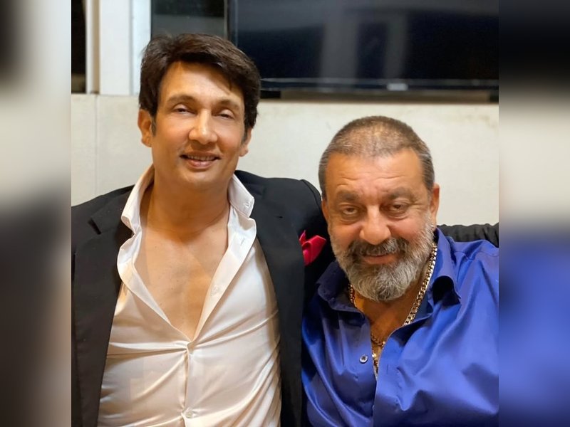 Shekhar Suman poses with 'OG' dude Sanjay Dutt in a moment to remember