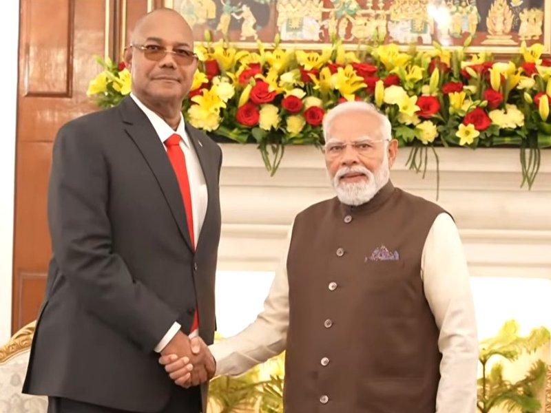 PM Narendra Modi, Seychelles President Patrick Herminie hold talks in Delhi 