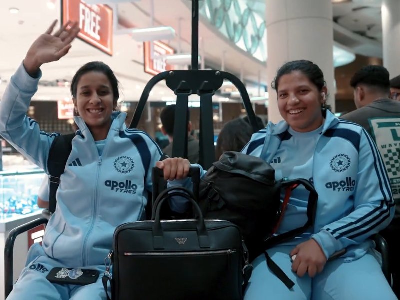 Indian women's cricket team reach Australia for multi-format series