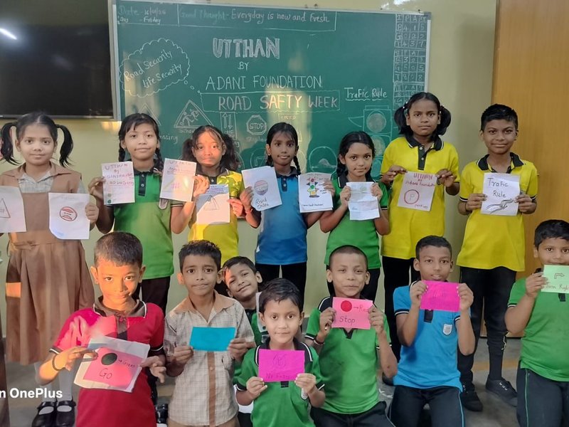 Adani Electricity observes 37th National Road Safety Month, takes collective safety oath