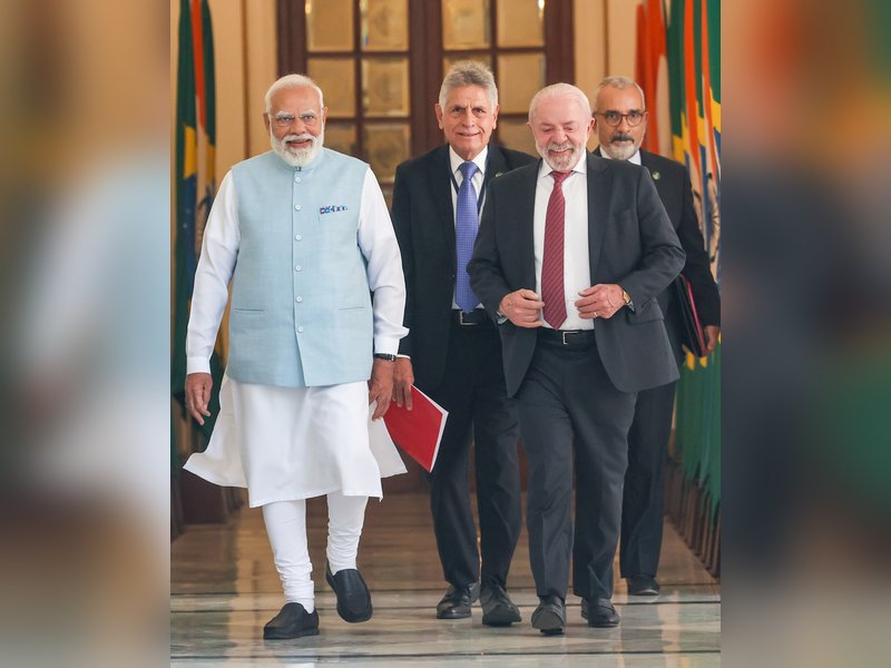भारत-ब्राजील के बीच द्विपक्षीय व्यापार पांच सालों में 20 बिलियन डॉलर से ज्यादा होगा: पीएम मोदी