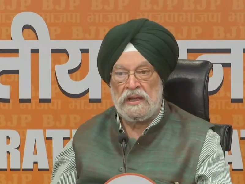 हरदीप सिंह पुरी का राहुल गांधी पर पलटवार, बोले- उन्हें बेबुनियाद आरोप लगाने की आदत