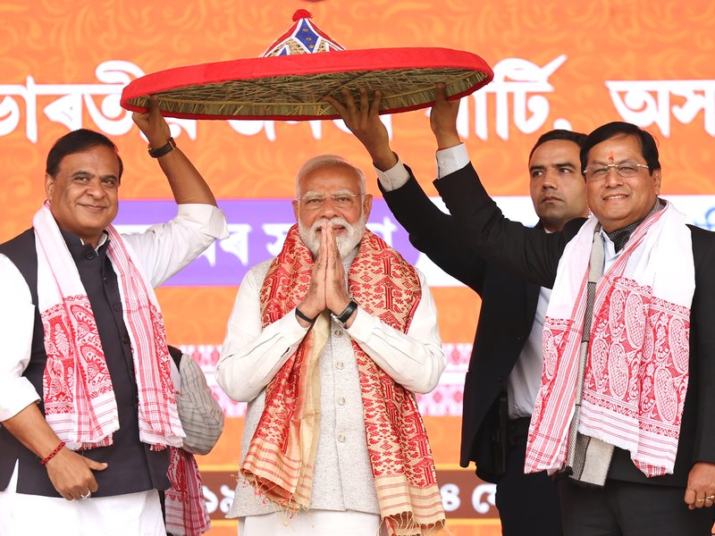 आईएएनएस-मैटराइज ओपिनियन पोल : असम में भाजपा को स्पष्ट बहुमत, कांग्रेस को झटका