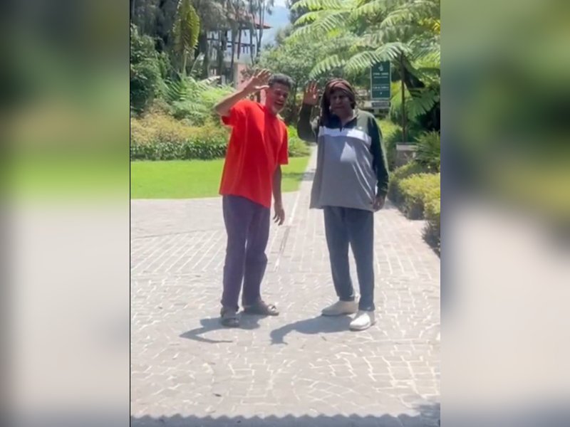 Prabhu Deva shares video clip of Vadivelu singing 'Pon Ondru Kanden' in Indonesia's scenic Mount Bromo! (Photo Credit: Prabhu Deva/X)