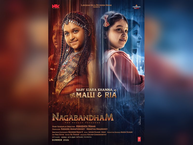 'Nagabandham' makers release dual looks of child artiste Kiara Khanna in film (Photo Credit: Nabha Natesh/X)