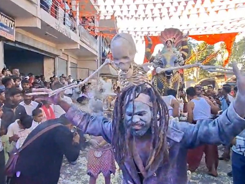 महाकाल उज्जैन की तर्ज पर थांवला में मना महाशिवरात्रि महोत्सव, शिव बारात में शामिल हुए 'भूत-प्रेत'