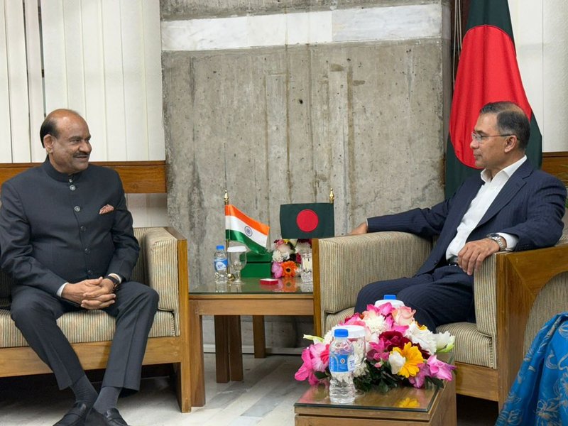 Lok Sabha Speaker Om Birla meets new Bangladesh PM, invites him to visit India 