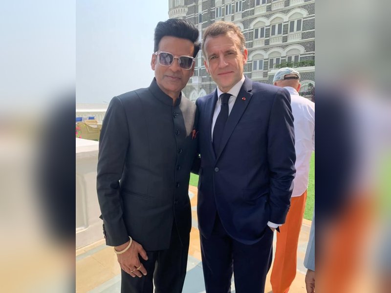 Manoj Bajpayee meets French President Emmanuel Macron, praises his clarity and depth around cinema