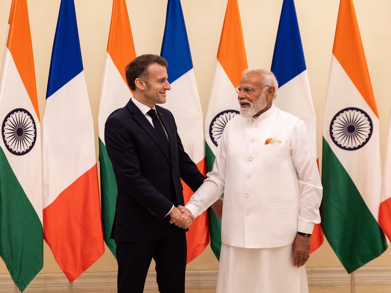 India and France elevate ties to ‘Special Global Strategic Partnership’ during Macron’s landmark visit​ (Photo: @EmmanuelMacron/X)