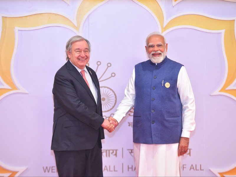 UN chief expected to meet PM Modi during visit to BRICS summit: Spokesperson