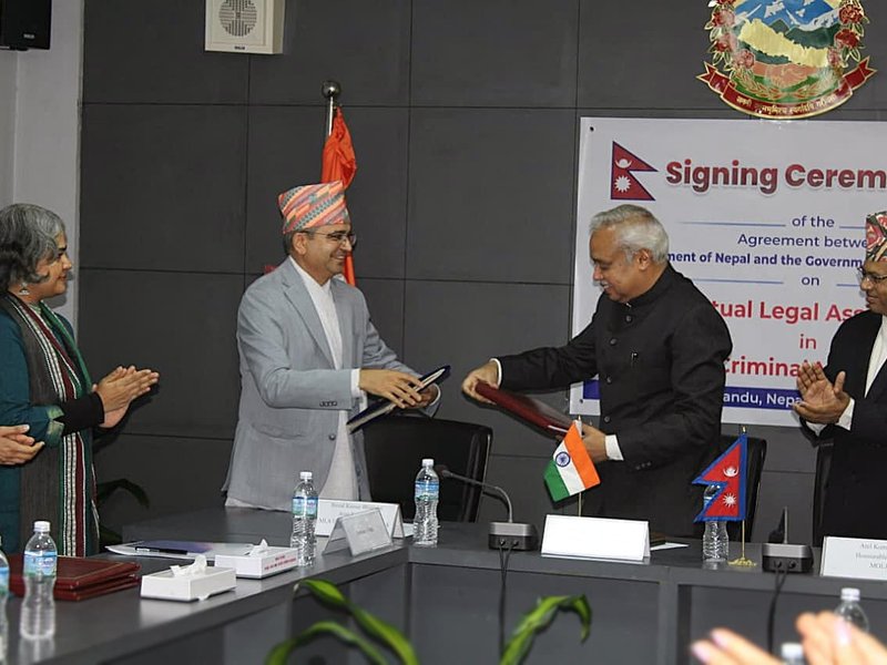 India, Nepal sign updated mutual legal assistance agreement
