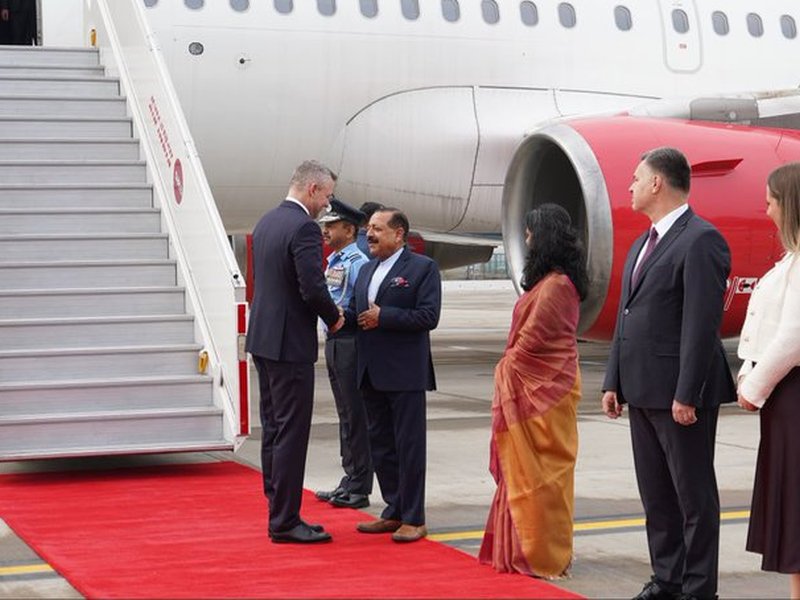 Slovakia Prez Peter Pellegrini lands in Delhi to attend AI Impact Summit