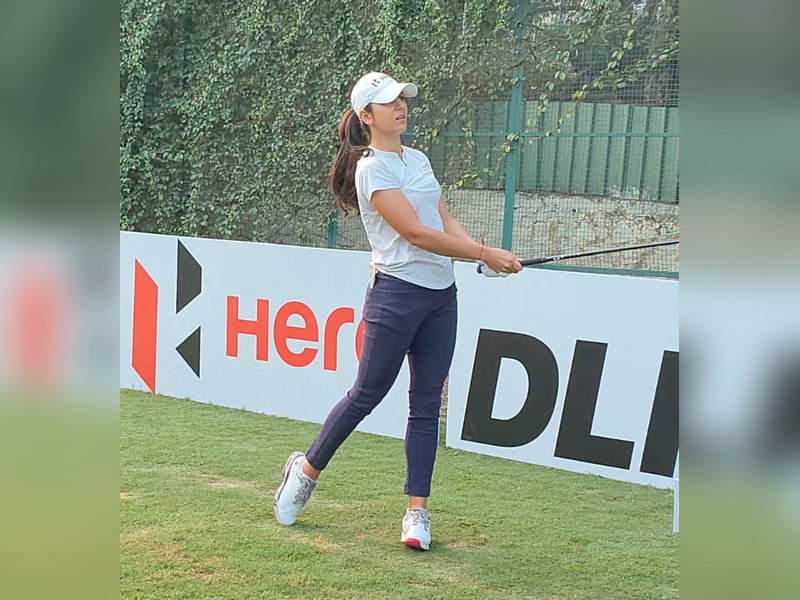 Vani Kapoor joins Tvesa Malik in lead in 4th leg of Women's Pro Golf Tour 2026 at the Poona Club Golf Course in Pune on Wednesday. Photo credit: WPGT