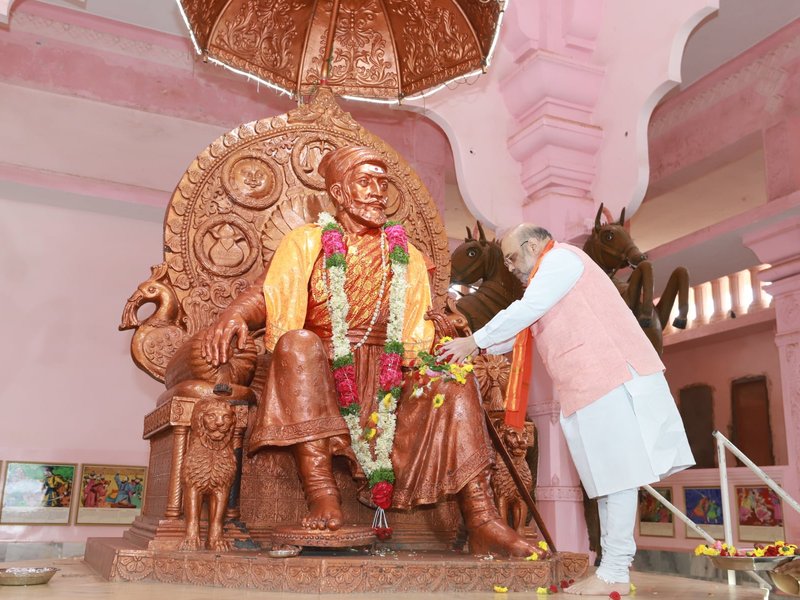 छत्रपति शिवाजी महाराज के संकल्प और स्वराज की भावना से मिलती है राष्ट्र को प्रेरणा: गृह मंत्री अमित शाह