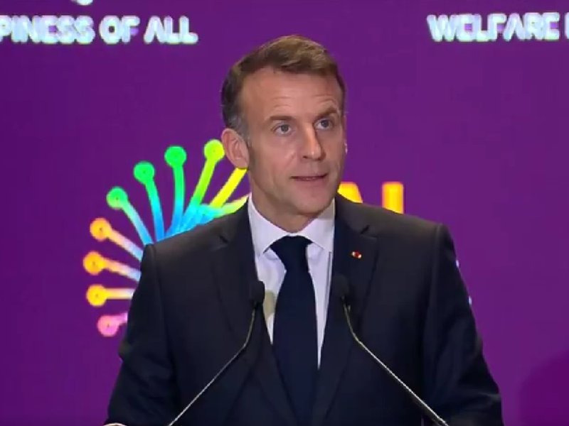 India built what no one else did: Macron shares street vendor story, hails Delhi's tech leap at AI Summit