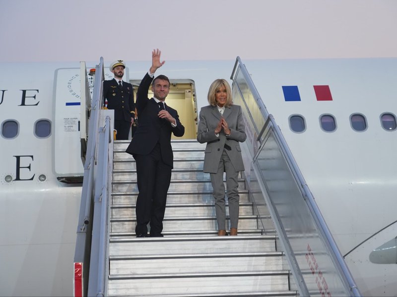 French President Macron leaves for Paris, meets PM Modi before concluding India visit