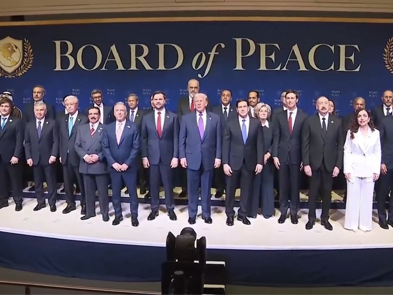 Trump launches ‘Board of Peace,’ pledges $10B for Gaza​ (Photo: @Out5p0ken/X)