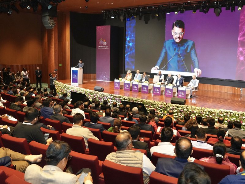 Congress protest at AI summit is disgraceful: Maha CM (Photo: @CMOMaharashtra/X)
