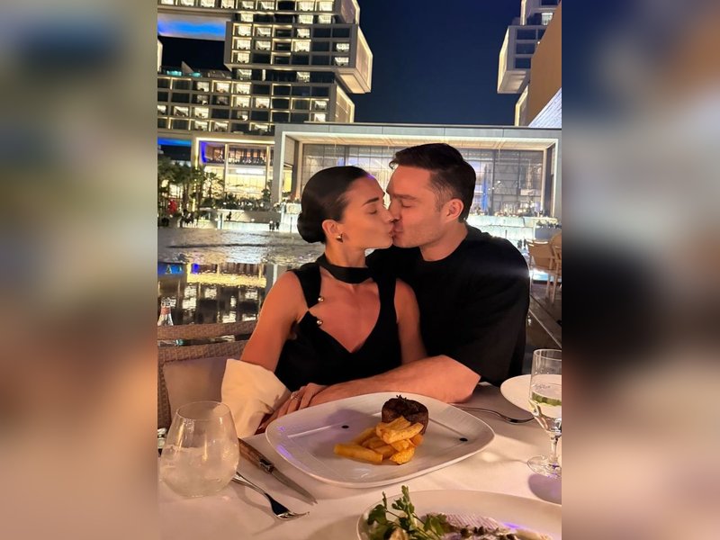 Amy Jackson shares a picture-perfect kiss with Ed Westwick