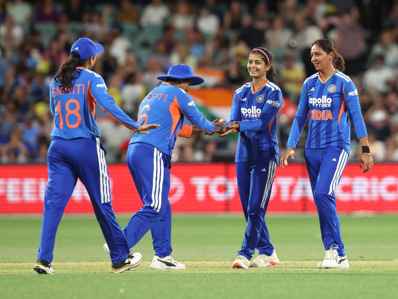 Smriti Mandhana, Jemimah Rodrigues shine as India beat Australia by 17 runs in 3rd match, seal series 2-1 at the Adelaide Oval in Adelaide on Saturday. Photo credit: BCCI Women