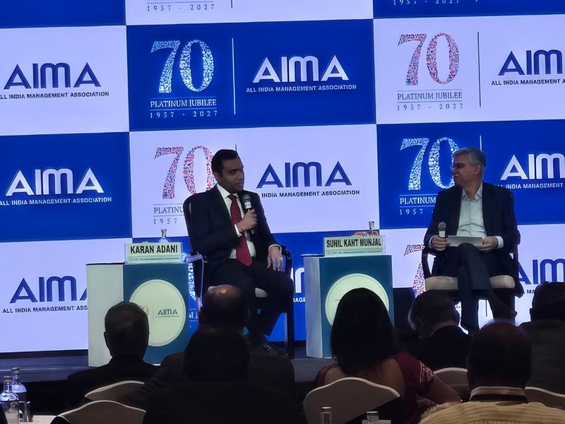 Business leadership is built by people and values: Karan Adani