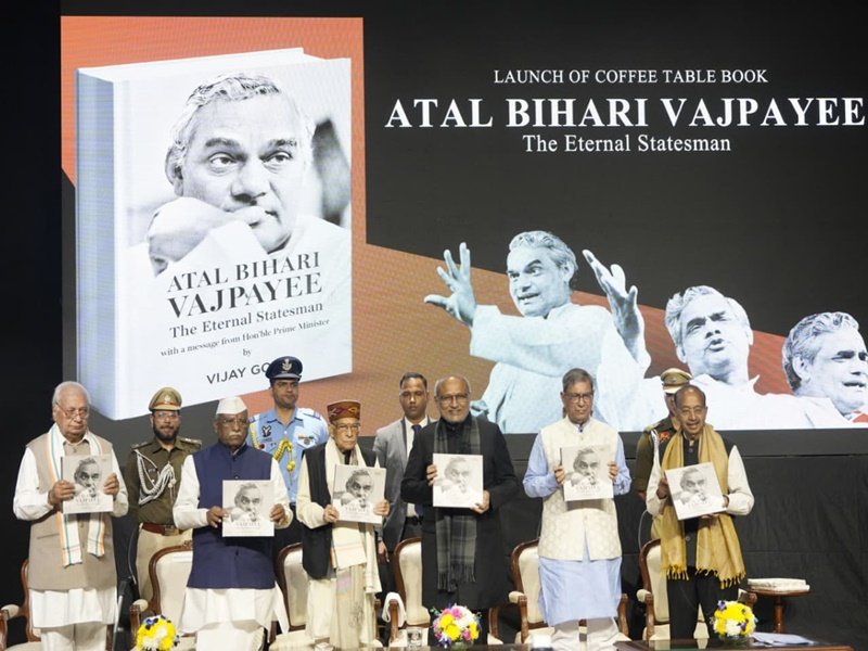 Vice Prez Radhakrishnan releases book on Atal Bihari Vajpayee, recalls personal association