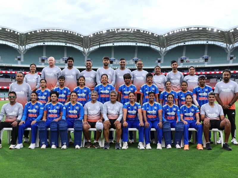 Board of Control for Cricket in India (BCCI) secretary Devajit Saikia congratulates Indian women's team for winning T20 series in Australia