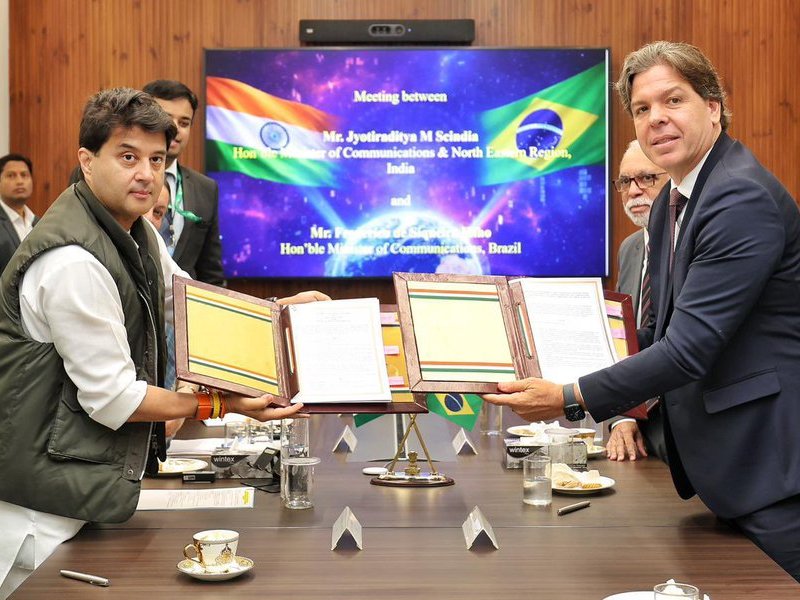 India, Brazil sign MoU to boost postal cooperation, focus on digital transformation