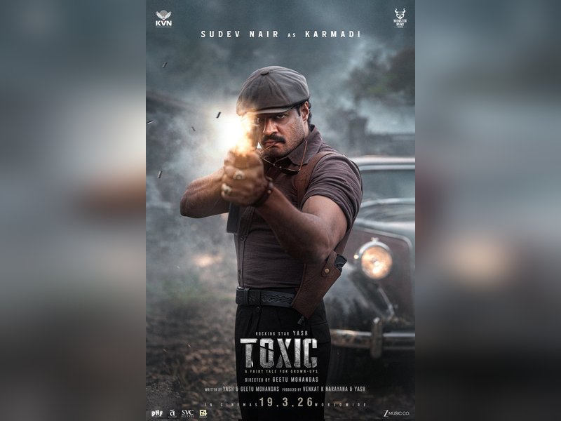 Sudev Nair's first look as Karmadi in Yash's 'Toxic’ released (Photo Credit: Yash/X)