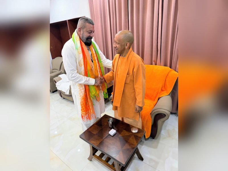 Sanjay Dutt shares glimpse of his ‘positive exchange’ with CM Yogi Adityanath