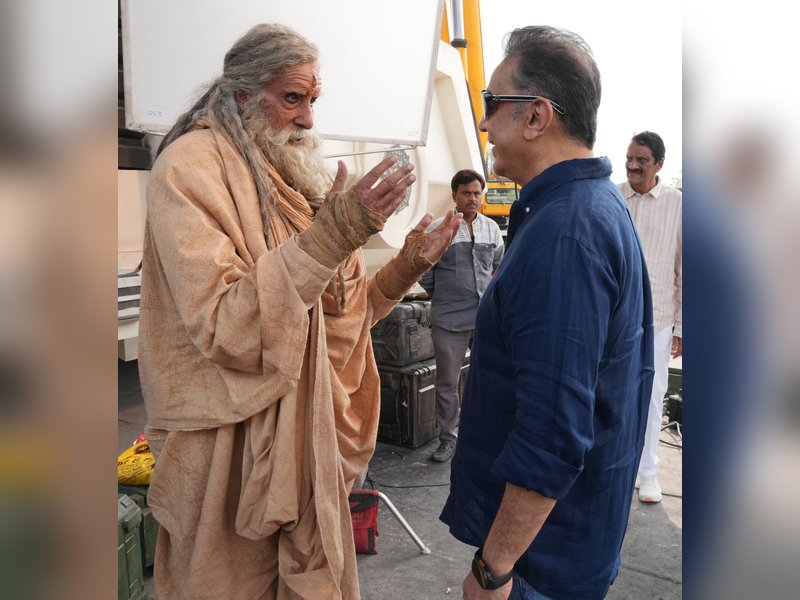 Big B meets Kamal Haasan as they begin ‘Kalki 2’ shoot: We shall be working together after ages