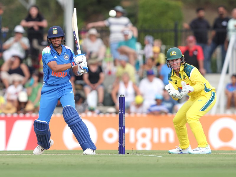 1st ODI: Aus bowl out India for 214 despite fifties from Mandhana, Kaur