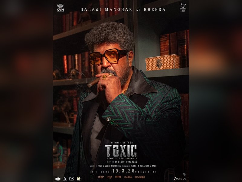Yash’s 'Toxic' team releases first look of Balaji Manohar as Bheera in film! (Photo Credit: Yash/Instagram)