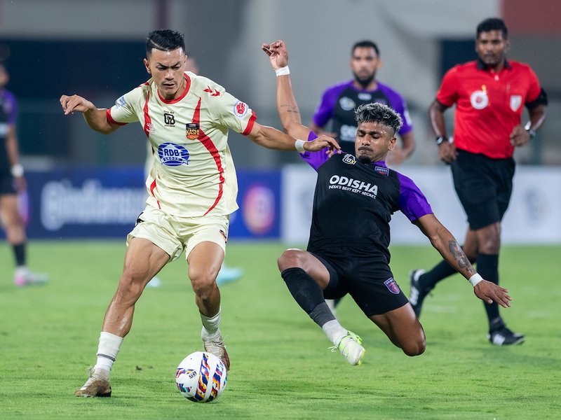Odisha, Inter Kashi share points in the Indian Super League 2025-26 in Bhubaneswar on Tuesday. Photo credit: AIFF 