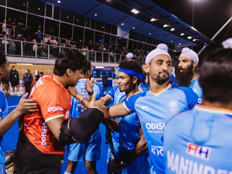 FIH Men’s Pro League: India win 3-1 in shootout against Australia to conclude Hobart leg (Credit: Hockey India)