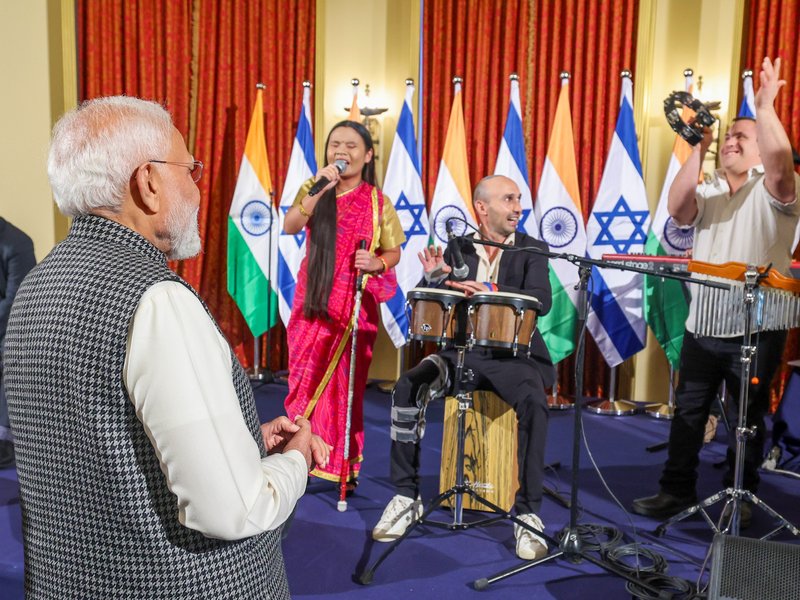 PM Modi's Grand Welcome