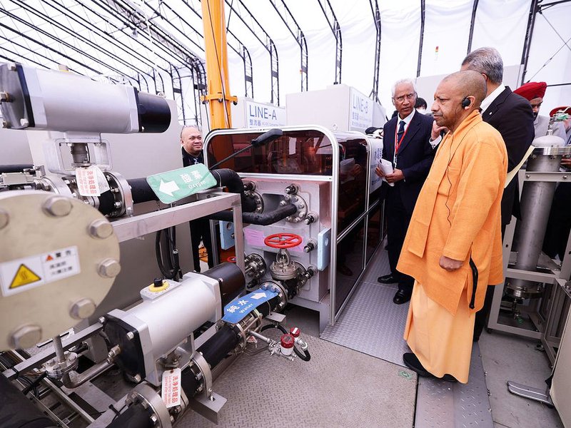CM Yogi visits hydrogen facility in Japan's Yamanashi, highlights UP's vision 