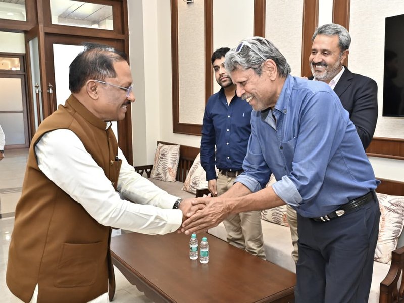  Chief Minister of Chhattisgarh, Vishnu Deo Sai and Kapil Dev discuss vision for international golf infrastructure in Nava Raipur