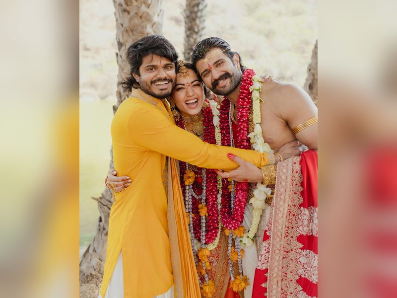 Vijay Deverakonda's brother Anand addresses Rashmika as 'Vadina'; Welcomes her to the family