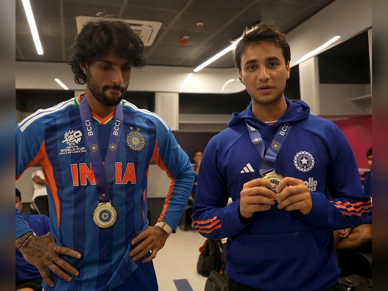 T20 WC: Abhishek, Tilak bag 'Impact Player of the Match' titles, BCCI shares video of dressing room