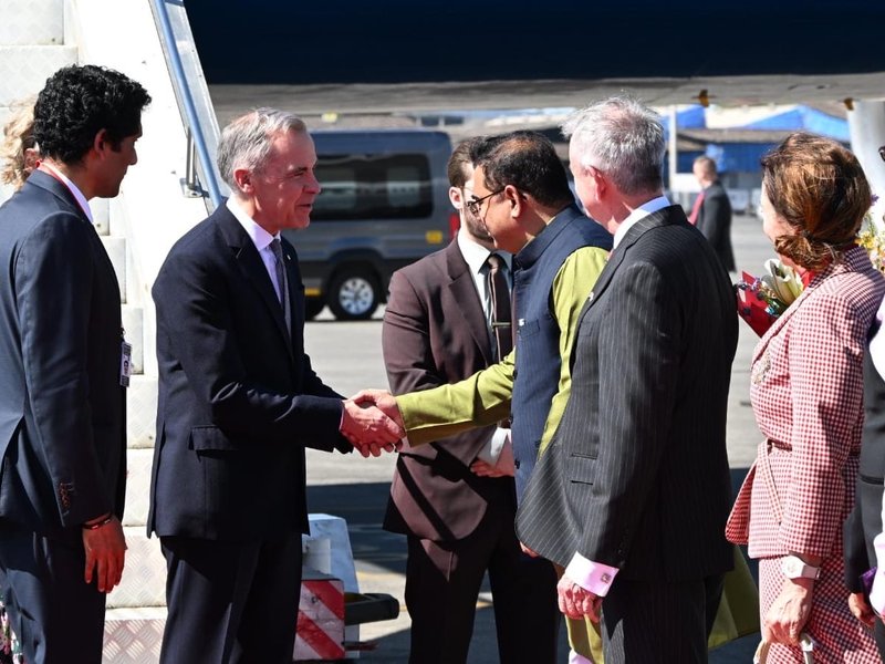 Canadian PM Carney begins first official visit to India