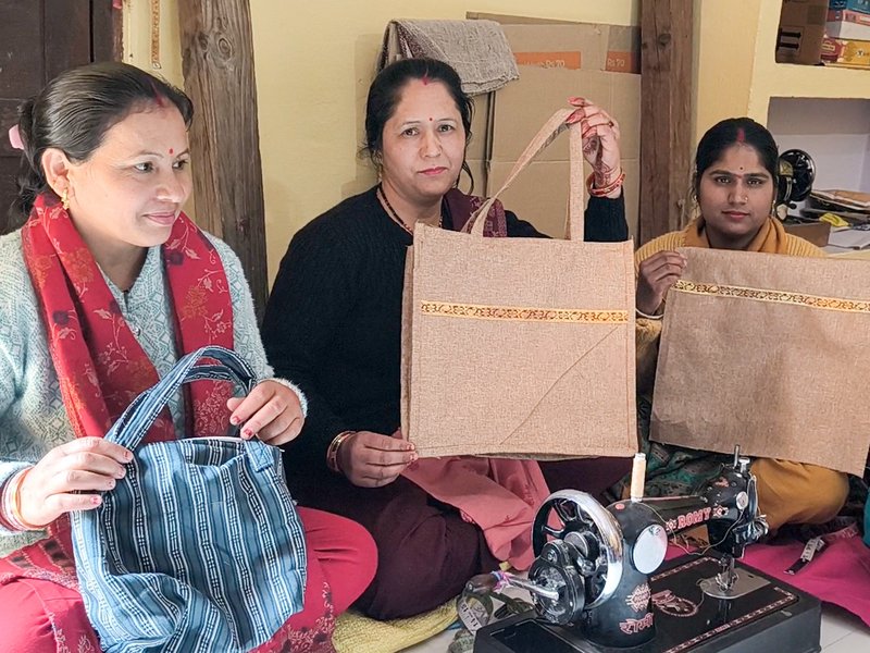 In Uttarakhand’s Chamoli, women write new success stories in handicrafts, jute bag making