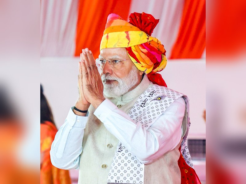 Gujarat: PM Modi holds roadshow in Sanand  