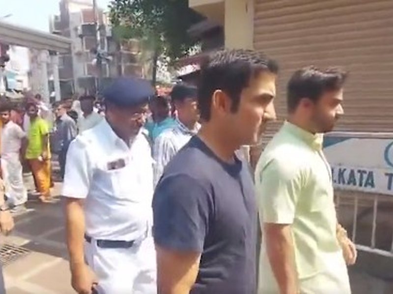 गौतम गंभीर: वेस्टइंडीज के खिलाफ मैच से पहले कालीघाट मंदिर पहुंचे टीम इंडिया के हेड कोच